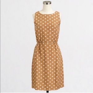 J. Crew Silky Polka Dot Dress
